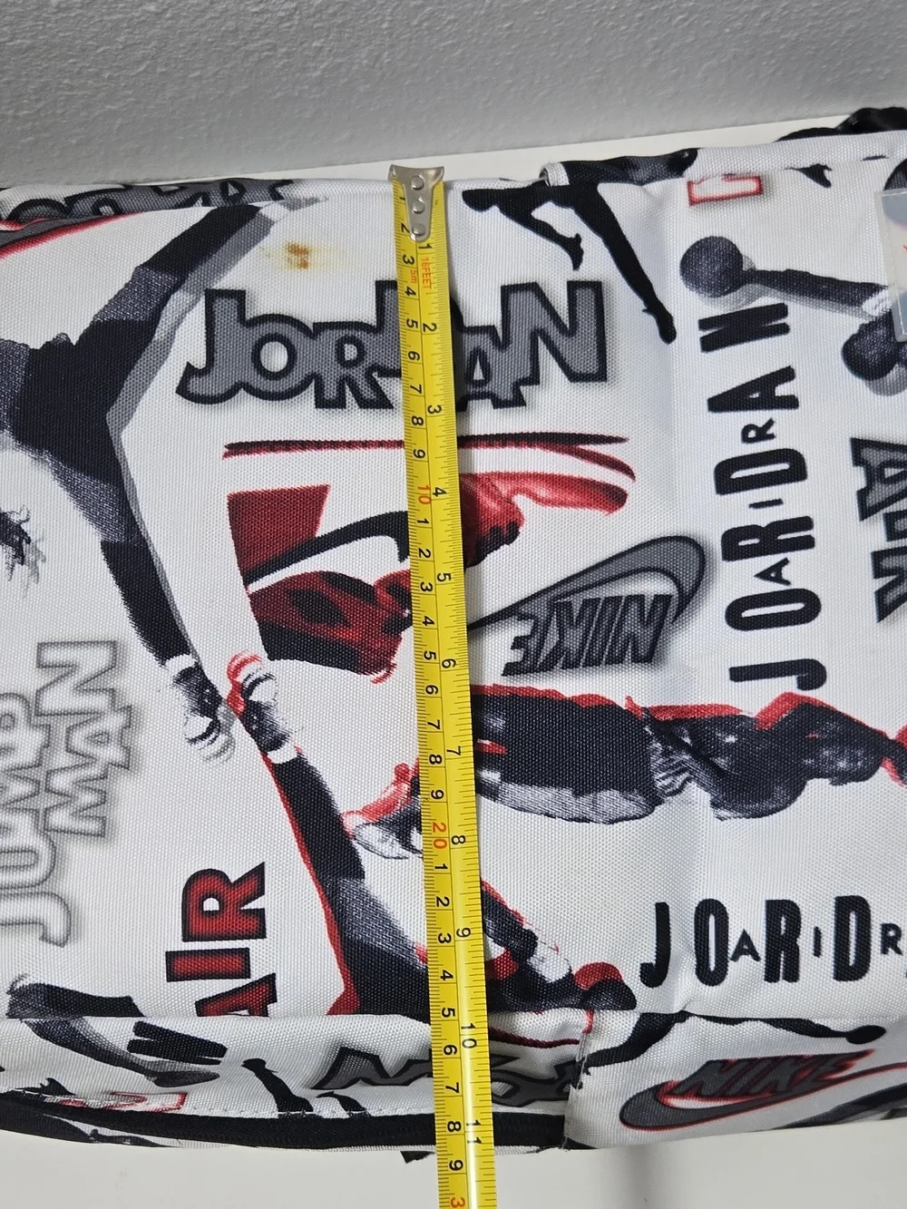 Jordan White, Black and Red Jumpman Logo Backpack